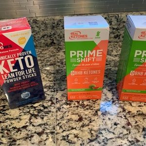Ketones- two different brands- never opened